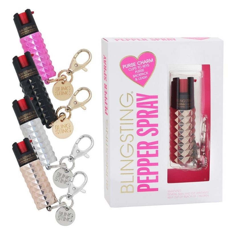 Metallic Studded Pepper Spray